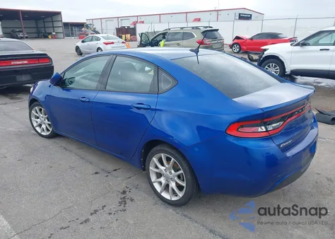2013 Dodge Dart Sxt из США, поврежденный, VIN 1C3CDFBAXDD104833